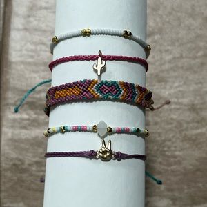 5 piece Pura Vida Bracelet Pack by LaurDiy!